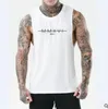 2019 neues Design Männer Fitness Tank Top Bodybuilding Fitnessstudios Kleidung Sportbekleidung Weste Muskel Ärmelloses Rundhals-Baumwoll-Unterhemd