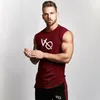 2019 hochwertige Marke Herren Weste T ärmelloses Shirt für Herren Sport Fitness Baumwolle Herren Top Mode Weste