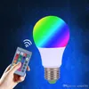 DHL E27 RGB LED-Birne 3W 5W LED-Lampen Spot Smart Bulb LED-Glühbirnen RGB 24Key IR-Fernbedienung Home Weihnachtsdekoration