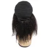 Kisshair 4x4 Koronki Zamknięcie Wig Afro Kinky Kręcone Ludzkie Włosy Peruka Dla Kobiet Przezroczyste Koronki Brazylijski Kolor Naturalny Remy Włosy Zrzeszczony