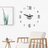 2019 Modern Design Rushed Quartz Klokken Mode Horloges Spiegel Sticker DIY Woonkamer Decor Nieuwe Collectie 3D Echte Grote Wandklok