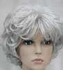 parrucche grigio argento corto