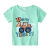 New short sleeve shirts Summer Boys Girls Animal style cotton pink blue Family Matching Outfits1945192