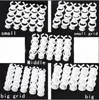 10 / 100pcs / set Adhesive Eyelash Pall Holder Set Engångslim Hållare Ring Pall för ögonfransförlängning Tattoo Pigment