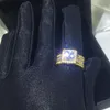 VECALON Vintage Versprechen Ring 925 Sterling Silber Princess Cut 3ct 5A CZ Anweisung Ehering Band Ringe für Frauen Brautschmuck