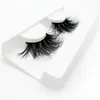 25 milímetros 5D Mink Lashes Handmade completa Faixa Lashes Entrecruzamento Dramatic Volume Mink cílios completa cílios falsos