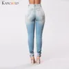Kancoold Jeans Moda Donna Denim Hole Donna Vita media Jeans Stretch Slim Sexy Matita Pantaloni Vintage Jeans Donna 2018oct26 Y190430