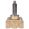 Freeshipping Normalt Closed Brass Solenoidventil 2W DN25 1 tum Elektromagnetisk inloppsventil 220V