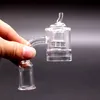 4mm d'épaisseur 30mm OD Core Reactor Quartz Banger clou pour fumer des conduites d'eau avec verre directionnel Airflow Carb Cap Femelle Mâle 10mm 14mm 18mm Joint