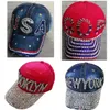 5 Styles Trump 2024 Baseballkappe USA Hut Wahlkampfhut Cowboy Diamantkappe Verstellbare Snapback Damen Denim Diamanthut DHL