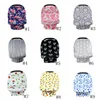 Baby Canopy Car Seat Cover 26styles INS Floral Stretchy Cotton Baby Nursing Cover Feeding Stroller Cover Infant Scarf Blanket GGA37548051