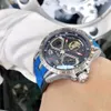 Nouvelle de haute qualité mens montres de luxe série Roi EXCALIBUR RDDB0750 Maître en acier inoxydable montres bracelet mécanique auto automatique Sport