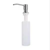 Badrum Kök Tvätta Dispenser för Sink Rengöringsmedel Handtvätt Sanitizer Dispenser Pump Rostfritt Stål Huvud Xb1