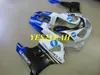 Motorcykel Fairing Body Kit för Honda CBR900RR 893 96 97 CBR 900RR CBR900 RR 1996 1997 Vitblå Svart Fairings Bodywork + Gifts HX22