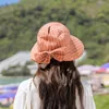 Kvinnor Sun Hat Wide Brim Hat Big Caps Fashion Cap Beach Sommar Sun Hat