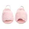 Fashion Faux Fur Baby Shoes Summer Cute Infant Baby boys girls shoes soft sole Walking Shoes indoor for 0-18M