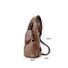 حقيبة صدرية للرجال USB شحن PU LEATHER WEACT CASSAY CROSSBODY CROSSBODE COTTOR COTTER FOR Outdior Sports265S