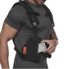Streetwear Tactical Vest Men Hip Hop Street Style Chest Rig Telefon Bag Fashion Reflective Strip Waistcoat med fickor utomhus spor5433478
