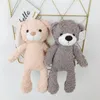 Bemenset sevimli oyuncak doldurulmuş oyuncak çocuklar uyku konfor beyaz tavşan fil bebek köpek peluş hayvan bebek doğum günü hediyesi1802725