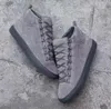 Fritidsskor för män Klassiskt äkta läder Dam Arena Runner Flats Sneakers Man High Top Sko män Mode Snörskor Stl 38-46 Med lådor