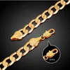 Trendy Hiphop 18K Real Gold Plated MenWomen 11 Figaro Chain Bracelets Fashion Costume Bracelets Jewelry for men women8123658