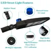 Luzes 200W LED Luzes de estacionamento 26000LM Luz diurna 5000K LED Shoebox Pole Light (com fotocélula), IP65 à prova d'água, LED Street Light La