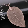 Fashion Luxury Sweater Necklaces Ladies Girls Special Leaf Pendant Necklace Long Chain Jewelry for Womens Gift