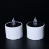 6pcs energia solare tealight bianco caldo tremolante luci di candela senza fiamma per vacanze di nozze, finestre, giardini, decorazioni per la casa