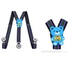 Kid Cartoon Suspenders Children strap Elastic Y-back 12 colors for baby Clip-on students Christmas gift Free TNT Fedex