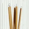 Naturalne zielone bambusowe ekologiczne słomy karbonizowane słomki zdrowia i ochrona środowiska dostosowywane logo grawerowania VT0192