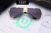 Designer polarizador óculos de sol para homens espelho de vidro gril lente vintage óculos de sol acessórios femininos com caixa 12273982870