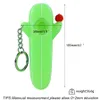 Silicone-bongen Glow in Dark 4.1 '' Mini Handleidingen Roken Oil Rigs Bong Soild Color Lepel Pipe