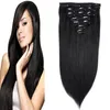 real hair extensions clip in