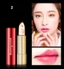 Hot New Flower Jelly Lipstick Magic Temperatur Ändrad Färg Lip Blam Rosa Transparent Fuktgivande Clear Flower Lip Gloss With Mirror