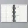 Handmatige tijdplanning Notebook Agenda Journal Daily Week Maand Planner 32K Kraftpapier Cover Werk Efficiency Wekelijks en Maandelijks Boek