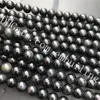 10 Strands Natural Rainbow Black Obsidian Stone Beads Smooth Round Gemstone Loose Beads for Jewelry Making DIY Bracelet Necklace 4mm-16mm