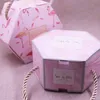 Стиль подарочной упаковки DIY 10pcs Pink Flamingos Candy Bag Box для вечеринки украшения/поставки мероприятий/Свадебные борьбы 1