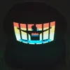 Party-Hüte beleuchtet aktivierte Baseballmütze DJ dedizierte LED-Blitzhut-Urlaub abnehmbarer Bildschirm für Männer und Frauen1