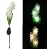 Lumières de fleurs solaires jacinthe 3 LED lampe de jardin élégante lampe étanche décorative extérieure pour pelouse Patio allée allée 4 pièces/lot