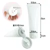 100ml white hose plastic cover cosmetic packaging empty bottle Facial Cleanser moisturizer bottle Fast Shipping F1931