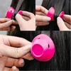 10 PCs bendy magic spiral hair curlers rollers silicone curler soft rubber curl tools no heat curling ladies roller for curly