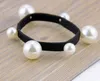 Mode Pearl Hair Tie Seamless Sponge Balls Headband 20 st Hårband Hårtillbehör till gratis frakt