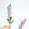 90CM Hyacinth Violet Flowers Silk Artificial Flowers Long Floral Decoration for Spring Home Wedding Hotel Decor Faux Fake Flower
