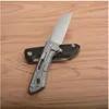 Nowy łożysko kulkowe Flipper Składany Nóż D2 Satyna Tanto Point Blade Black G10 / Aviation Aluminiowa Rękojeść Noże EDC