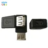 USB الأنثى إلى مايكرو USB أنثى محول 5P أندروز الأم الهاتف المحمول إلى قوة المحمول لرئيس محول USB 400pcs / lot