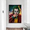 Filmstjärna The Joker Oil Canvas Målning trycker JOKE COMIC ART MALNING Väggbilder för vardagsrum Heminredning5886408