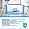 75% de desinfecção álcool Wipes 40pcs / saco descartável Anti Bactérias Wet Wipe Esterilização de limpeza Pads Substituir Hand Sanitizer