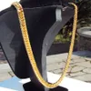 Men's Chain Heavy 22K 24K Thai Yellow Solid Gold Filled MIAMI Chain Necklace 24 inch Jewelry 10 mm Model Thick Chunky