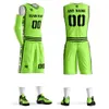 Personalized Men Women Basketball Jerseys Sets Uniforms Shirts Shorts Sport Clothing Breathable Side Pocket Customize Print