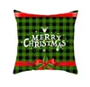 Yastıklar Koltuk Yastık Kapak Noel Yastık Kılıfı Noel Yastık Örtüleri Kare Keten Dekoratif Kapaklar süslemeler 40Design CZYQ6325 atın